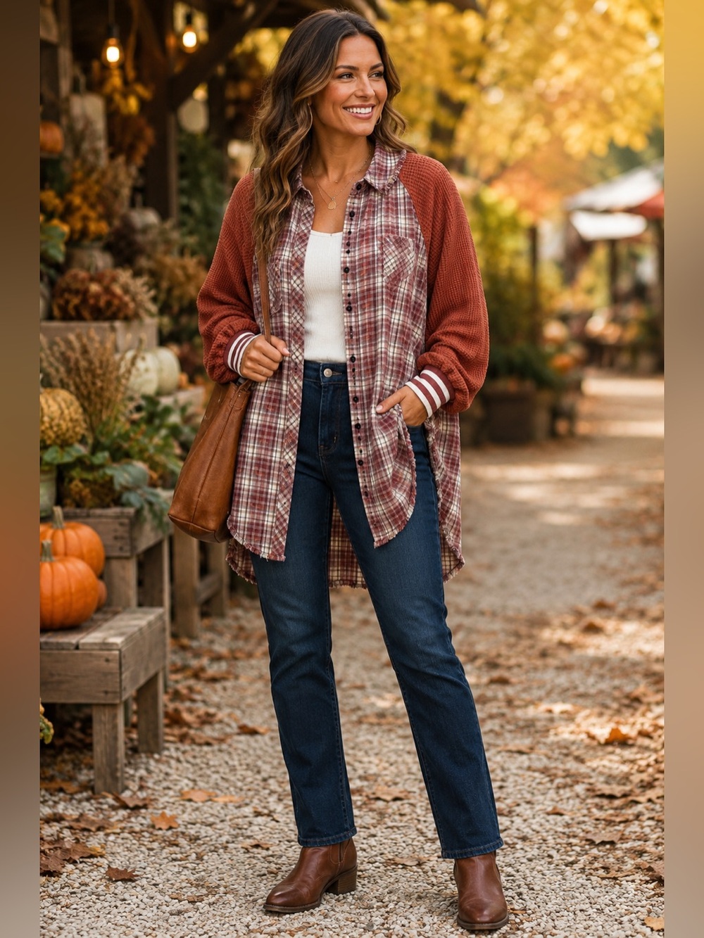 Jaded Gypsy Boho Artsy Shacket Western Rustic Cottagecore Transitional Fall
